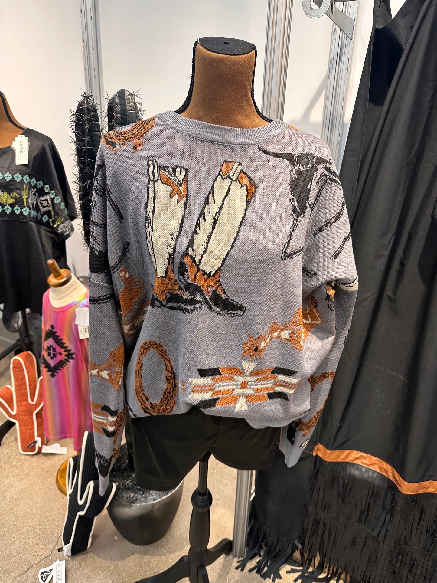 Western Wrangler Sweater