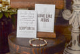 Load image into Gallery viewer, Love Like Jesus - Morse Code Stretchy Bracelet
