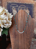 Load image into Gallery viewer, "Darlin" Sterling Silver Pearl and Turquoise Necklace - Online Exclusive