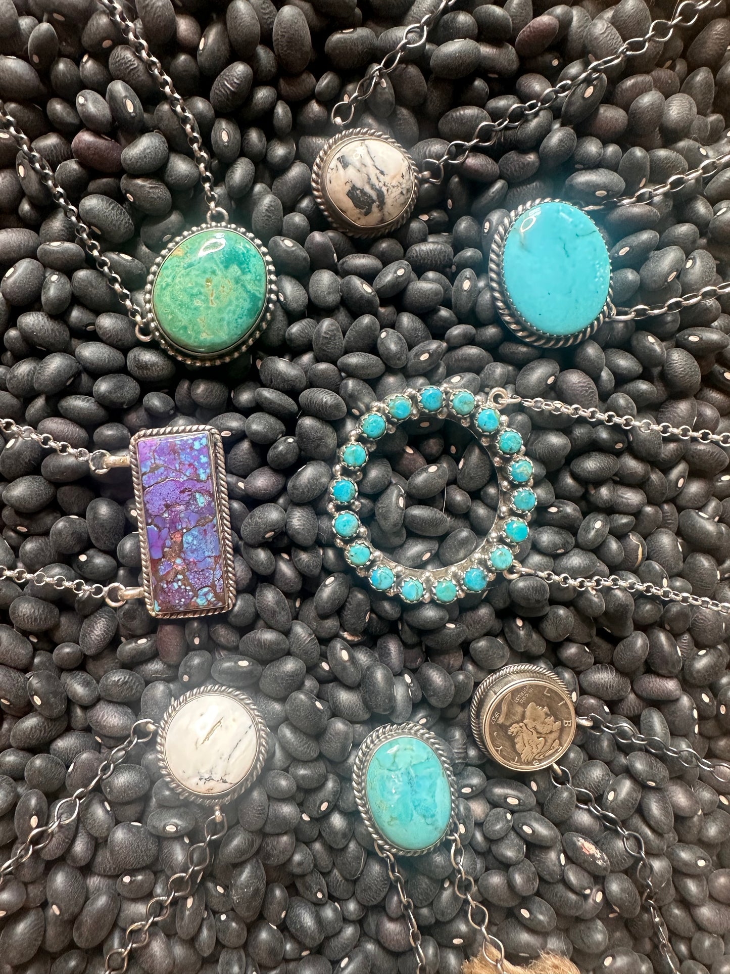 Josie Turquoise Circle Necklace