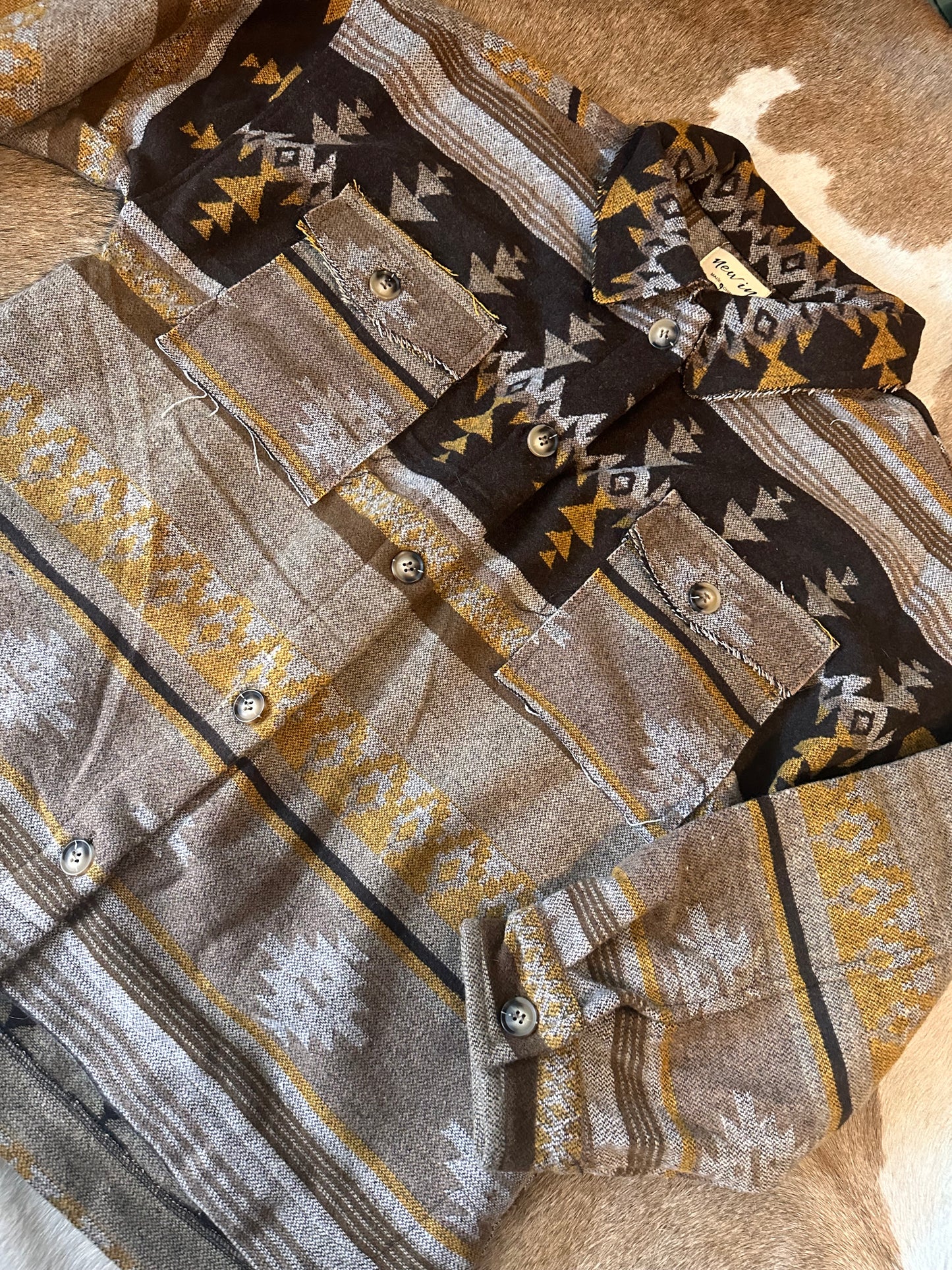 Southwestern Ranch Wife Shacket