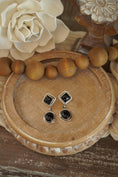 Load image into Gallery viewer, Black Onyx Earrings