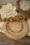 Load image into Gallery viewer, "Darlin" Sterling Silver Pearl and Black Onyx Necklace - Online Exclusive