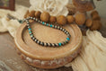 Load image into Gallery viewer, 8mm Sterling Silver Pearls and Turquoise Necklace