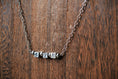 Load image into Gallery viewer, SCRIPTUR356 Custom Verse Sterling Silver Bar Necklace