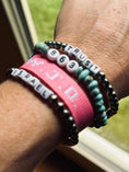 Load image into Gallery viewer, Custom Word Genuine Bracelets