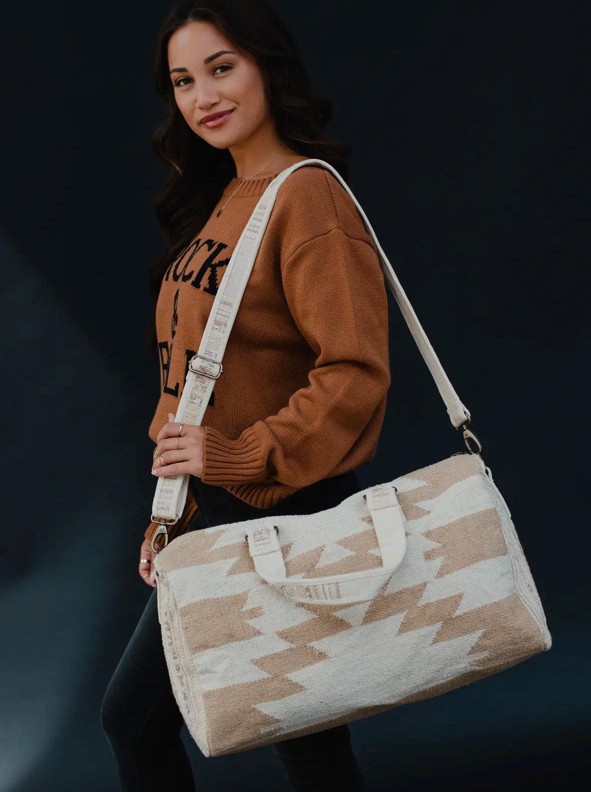Elaine Aztec Duffle Bag