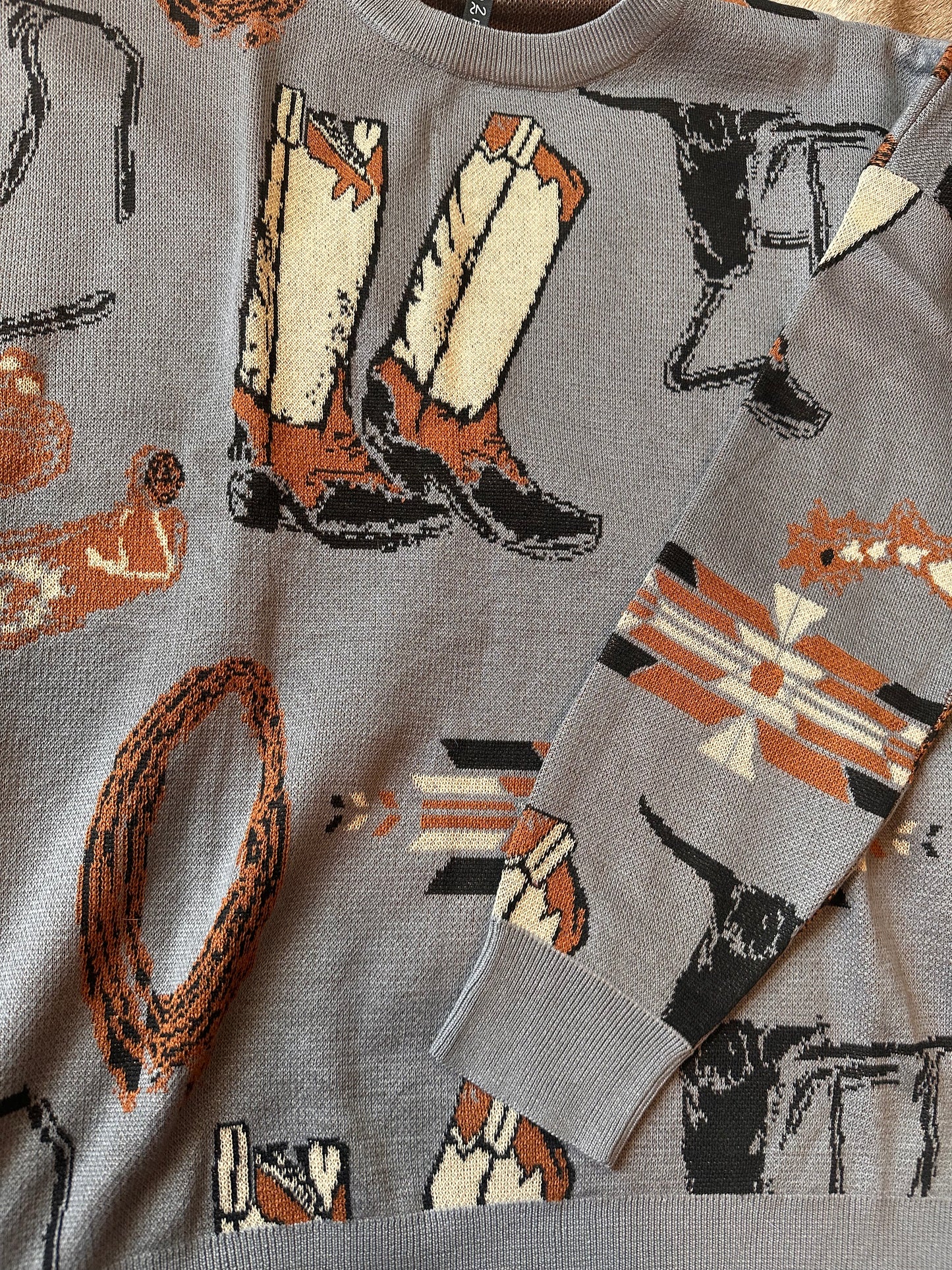 Western Wrangler Sweater