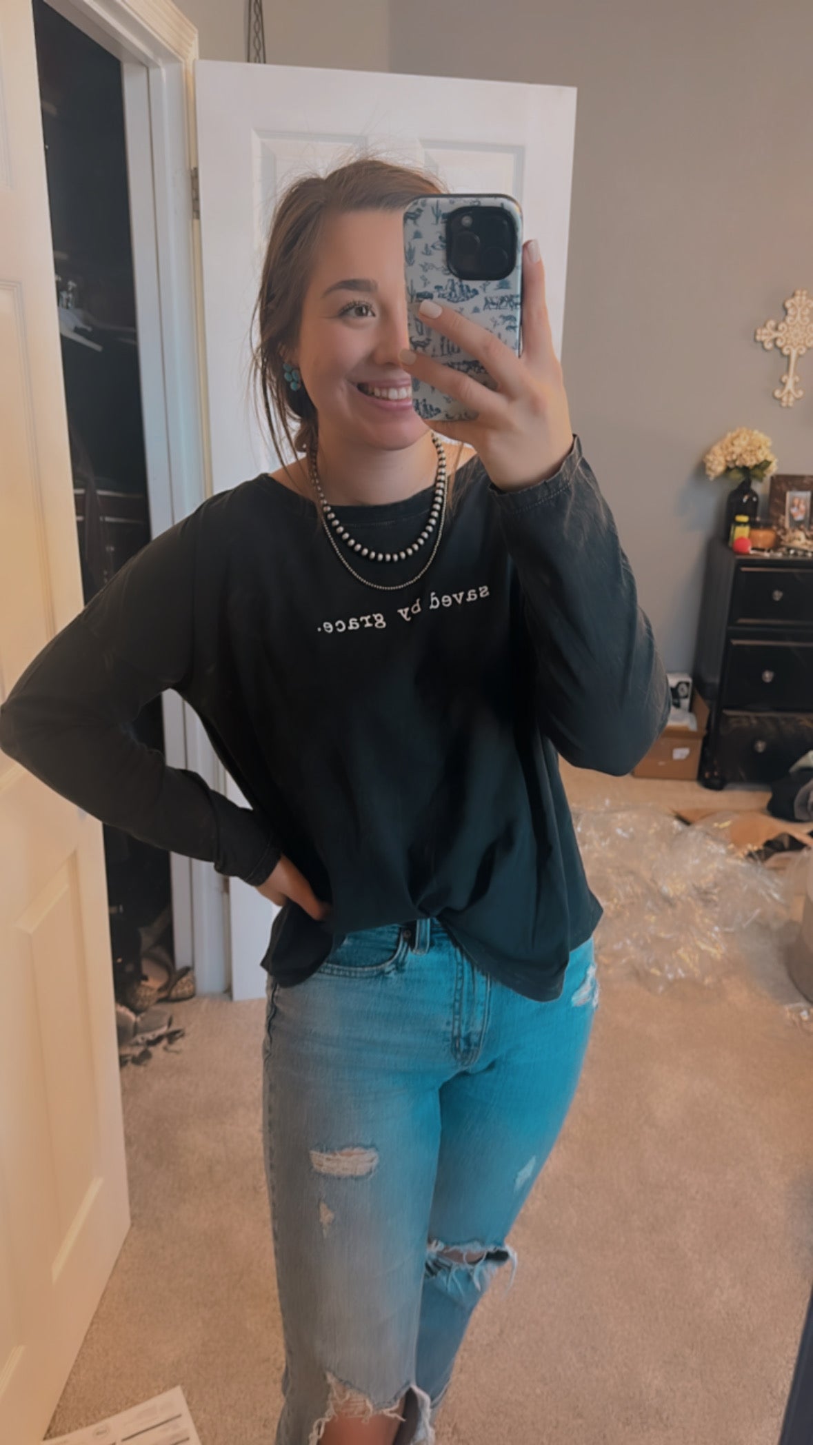 Saved By Grace Long Sleeve