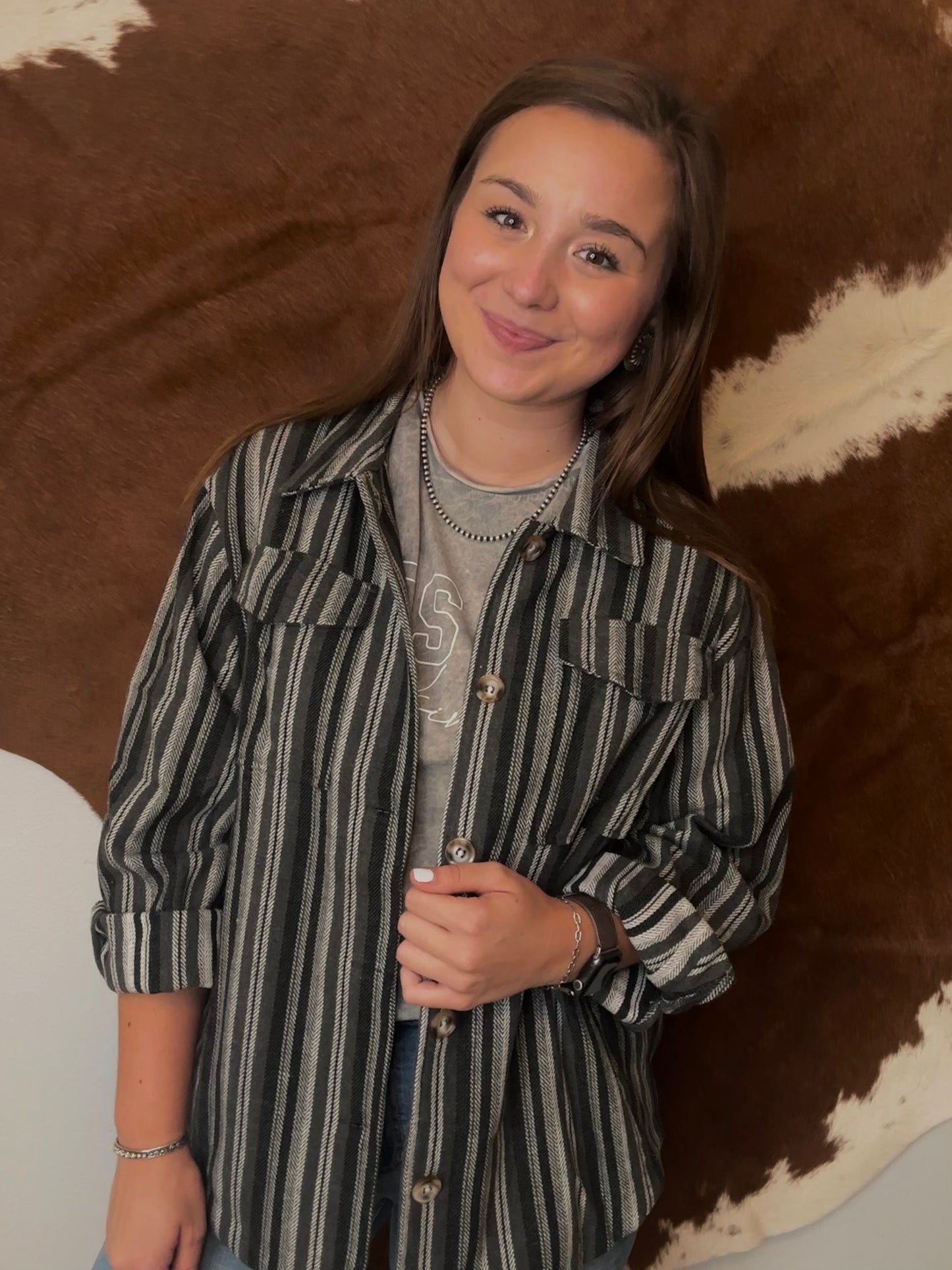 Vintage Button Up Shacket