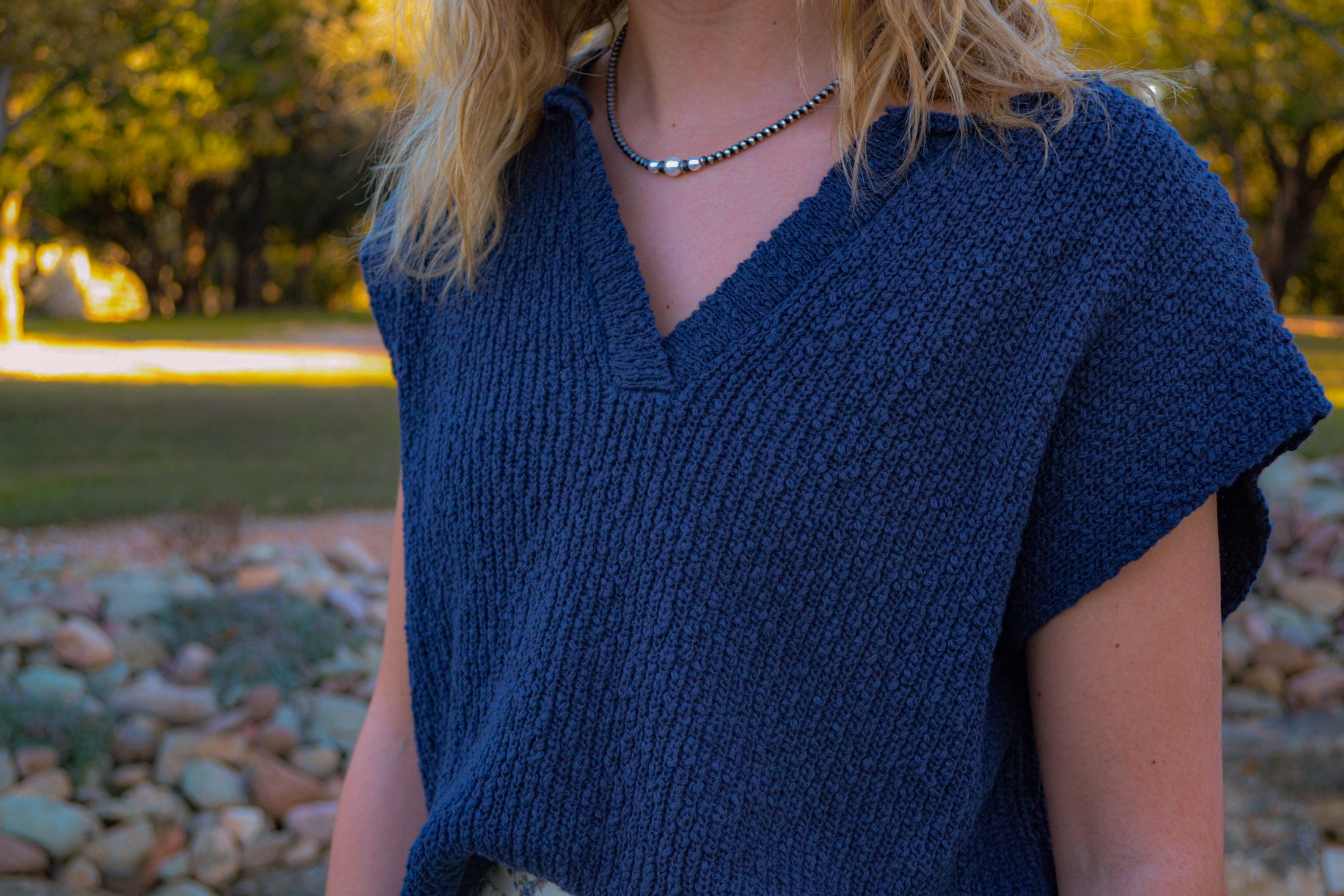 Bonnie Top in Navy
