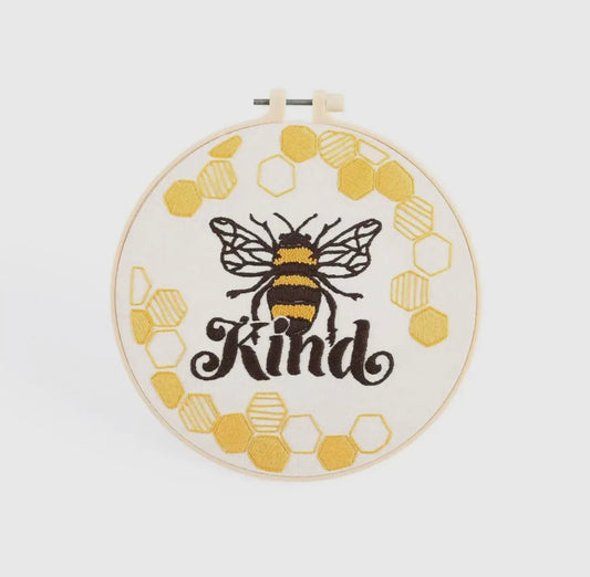 Bee Kind - Embroidery Kit