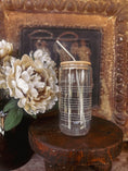 Load image into Gallery viewer, Seek First Glass Can with Straw
