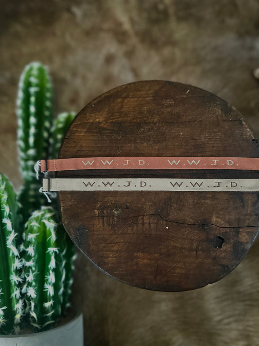 W.W.J.D Woven Bracelet