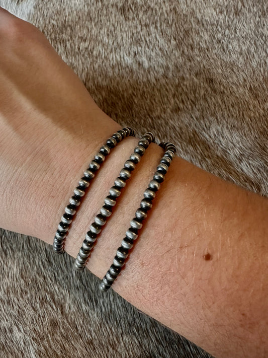 Navajo Pearl Style Stretchy Bracelets