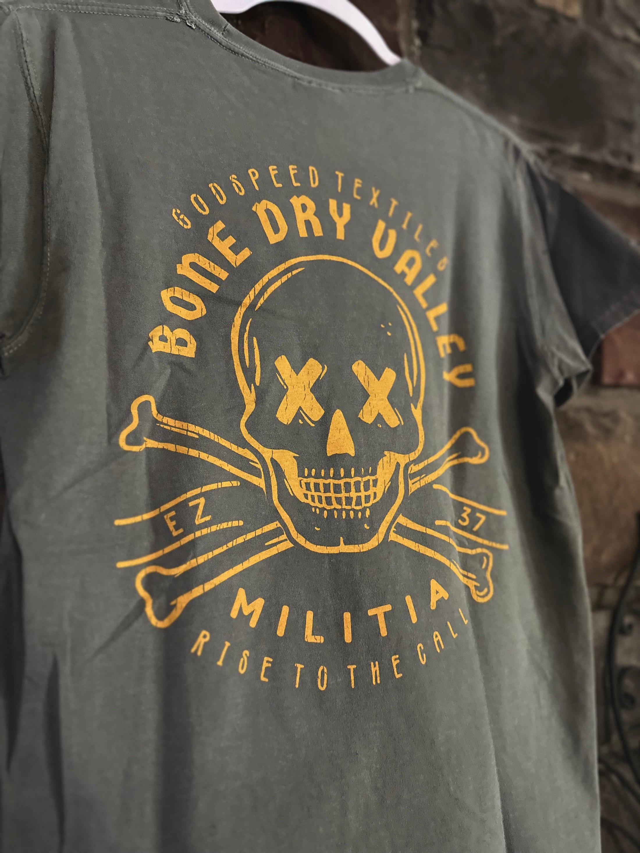 Godspeed Textiles "Bone Dry Valley" Unisex T-Shirt