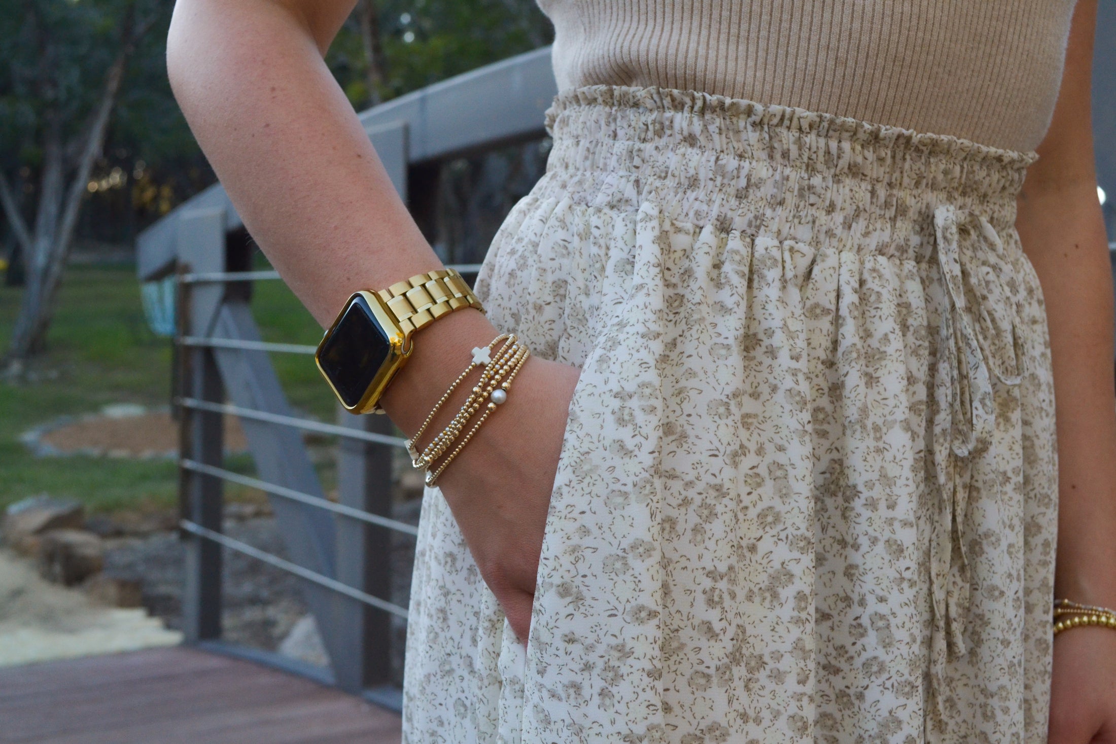 Willa Floral Midi Skirt