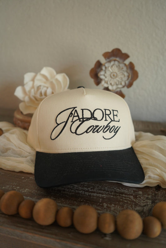 J'Adore Cowboy Embroidered Hat