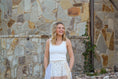 Load image into Gallery viewer, Buck Stitch Tank Top in White
