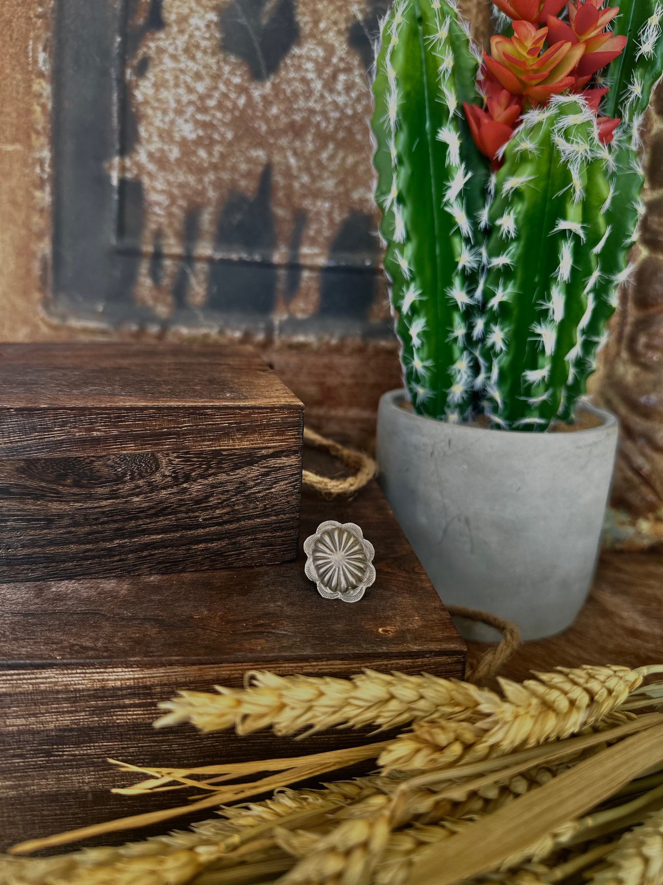 Small Oval Concho Ring