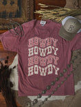 Load image into Gallery viewer, Oversized Pink HOWDY Tee
