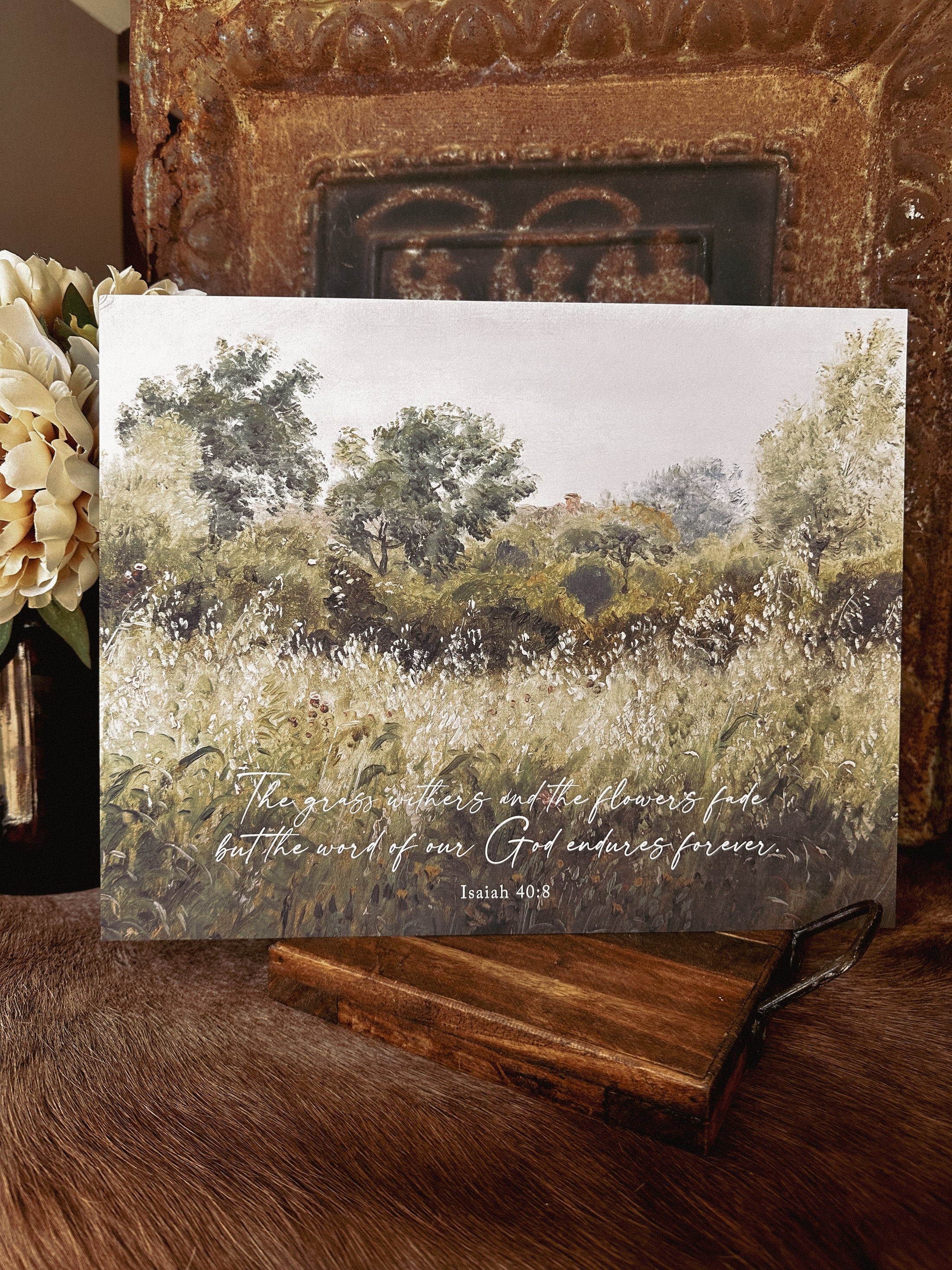 Grass Withers Landscape - Wall Print 11x14