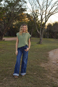 Load image into Gallery viewer, Evelyn Top in Sage
