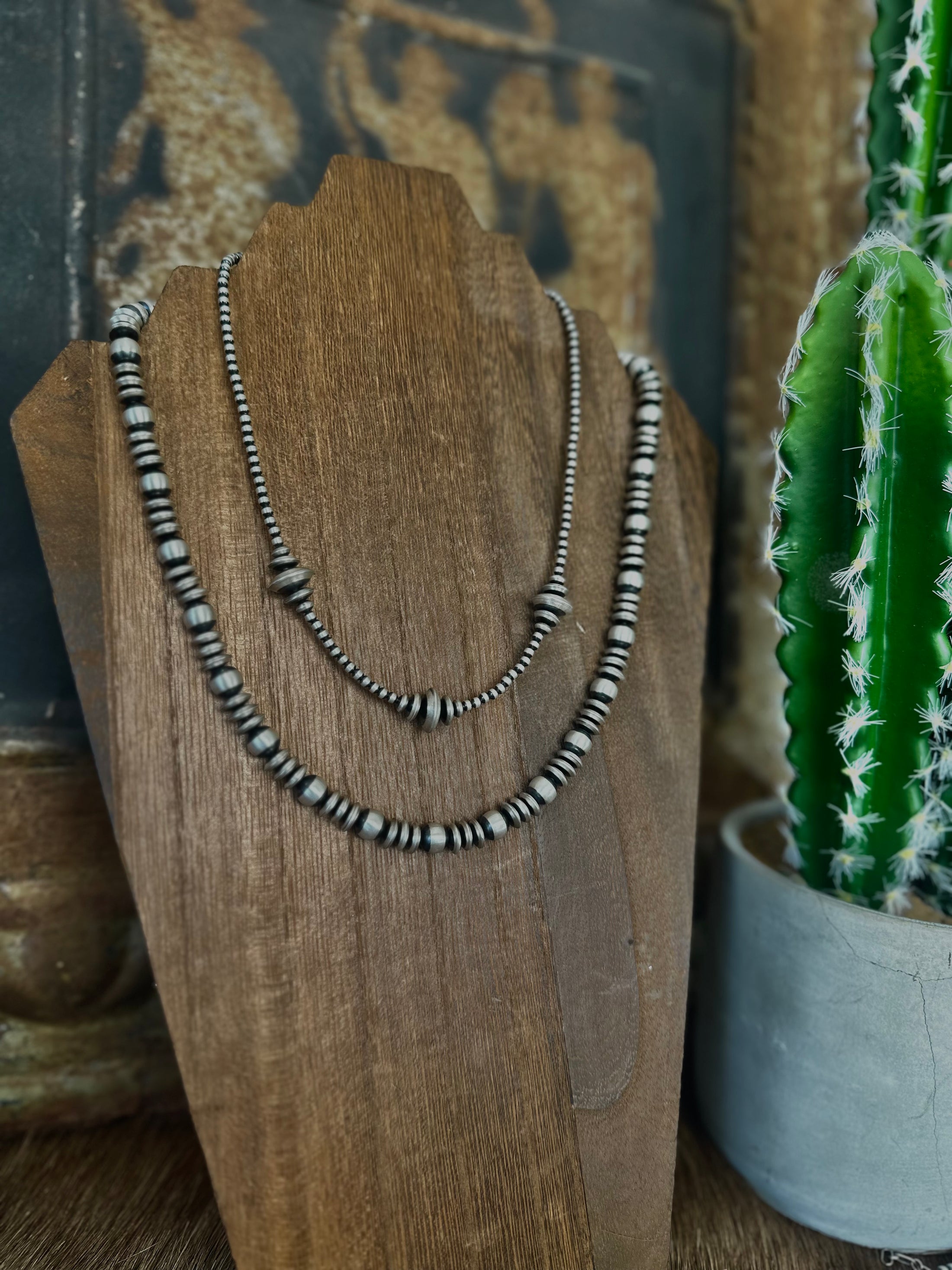 Socorro Navajo Pearl Style Necklace