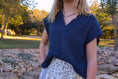 Load image into Gallery viewer, Bonnie Top in Navy
