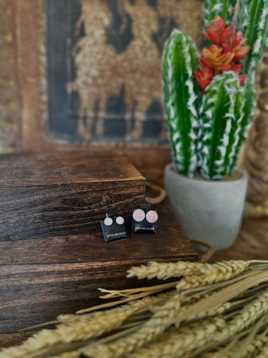 Pink Conch Dolly Studs