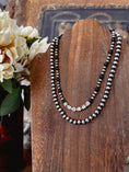 Load image into Gallery viewer, 7mm 18" Sterling Silver Pearls
