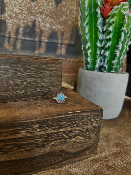 Golden Hills Rope Bezel Ring