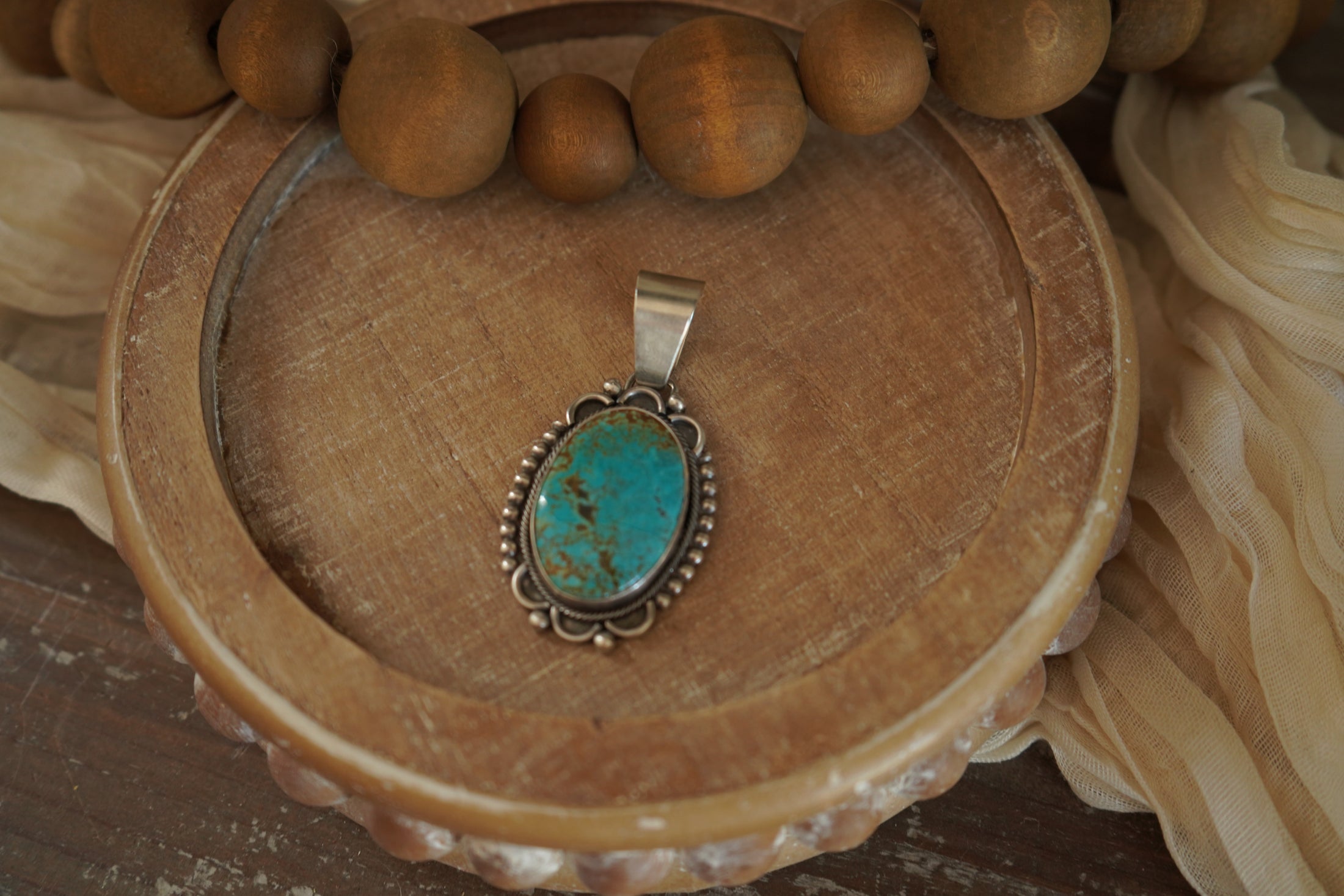 Large Turquoise Pendant