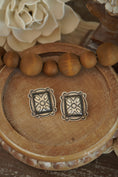 Load image into Gallery viewer, Rectangle Concho Earrings
