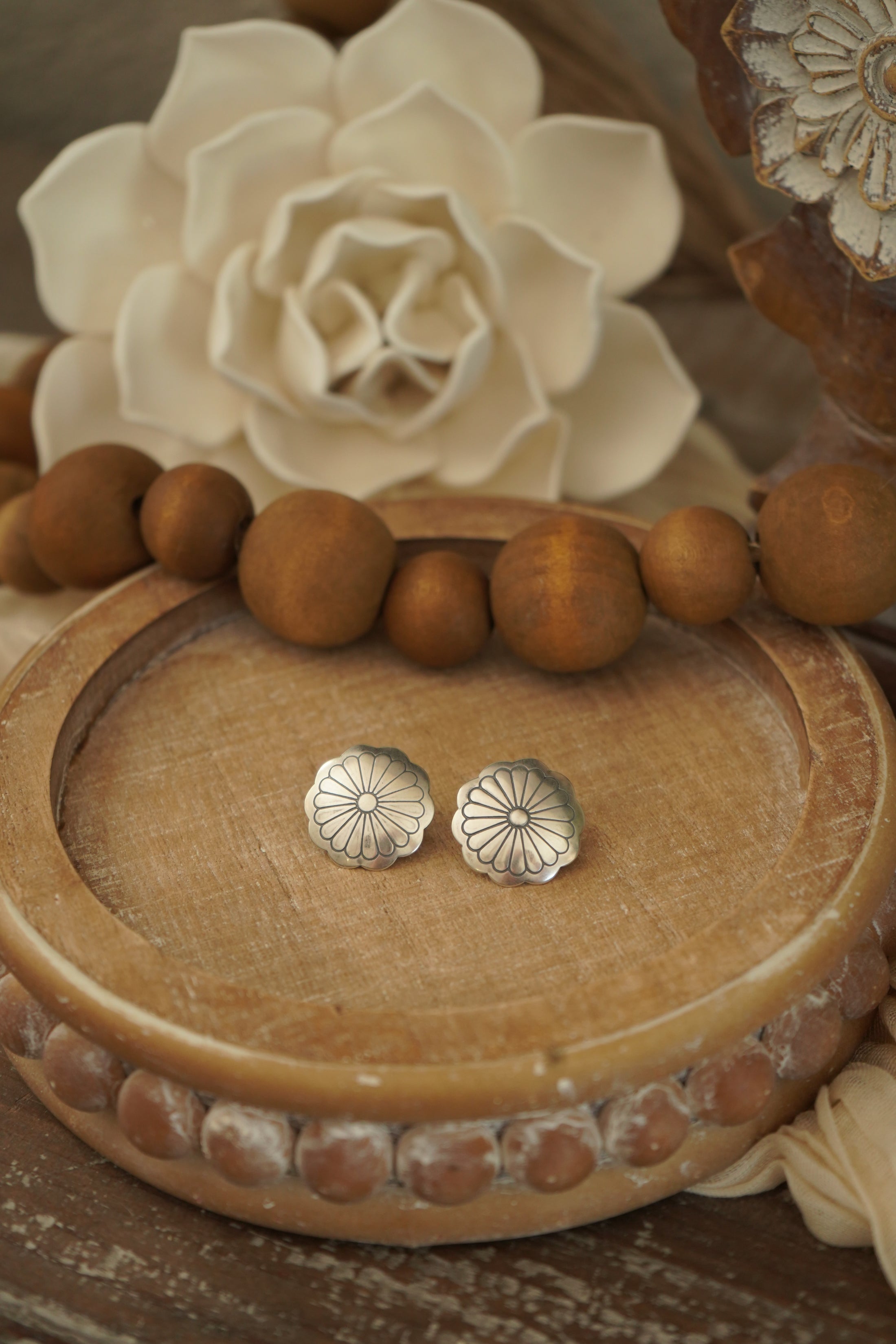 Daisy If You Do Concho Earrings