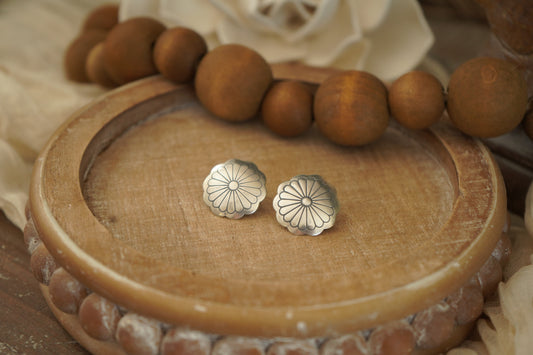 Daisy If You Do Concho Earrings