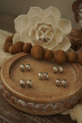 Load image into Gallery viewer, Sterling Silver Huggie Hoops
