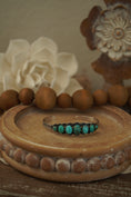 Load image into Gallery viewer, 7 Stone Turquoise Cuff
