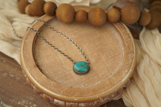 Deep Blue Turquoise Necklace