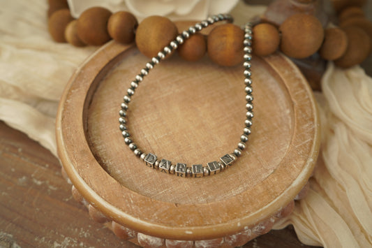 "Darlin" Sterling Silver Pearl Necklace - Online Exclusive