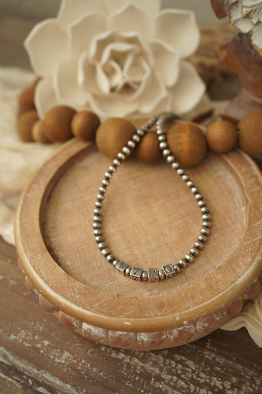 1720 Sterling Silver Pearl Necklace - Mustard Seed Verse (Matthew 17:20)