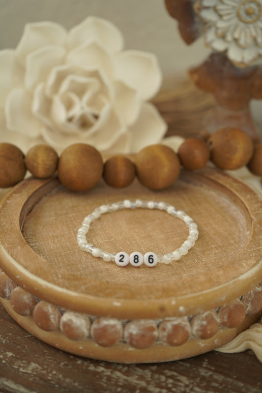 286 - He Is Risen Stretchy Bracelet SCRIPTUR356