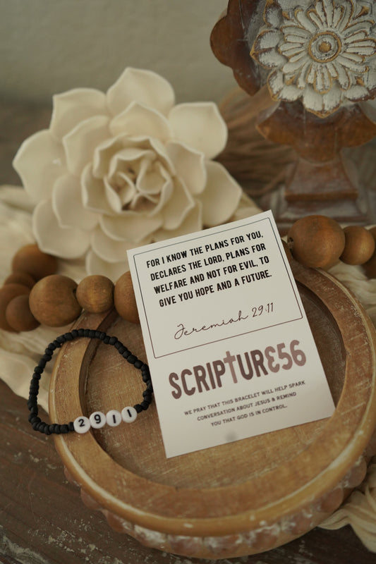 2911 - Hope and a Future Stretchy Bracelet SCRIPTUR356