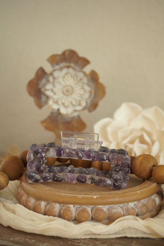 Halo Darlin' Purple Claw Clip