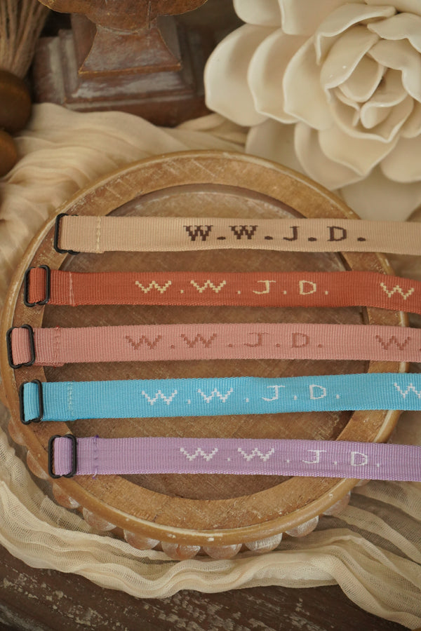 W.W.J.D Woven Bracelet