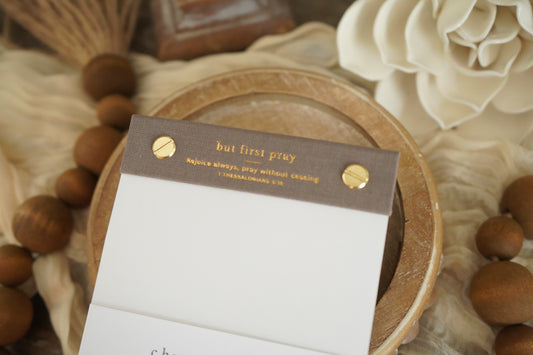 But First Pray Notepad