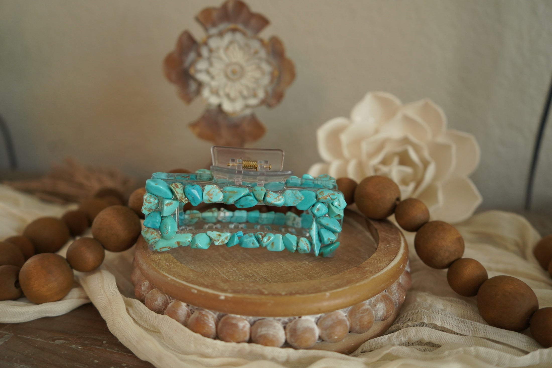 Halo Darlin' Turquoise Claw Clip