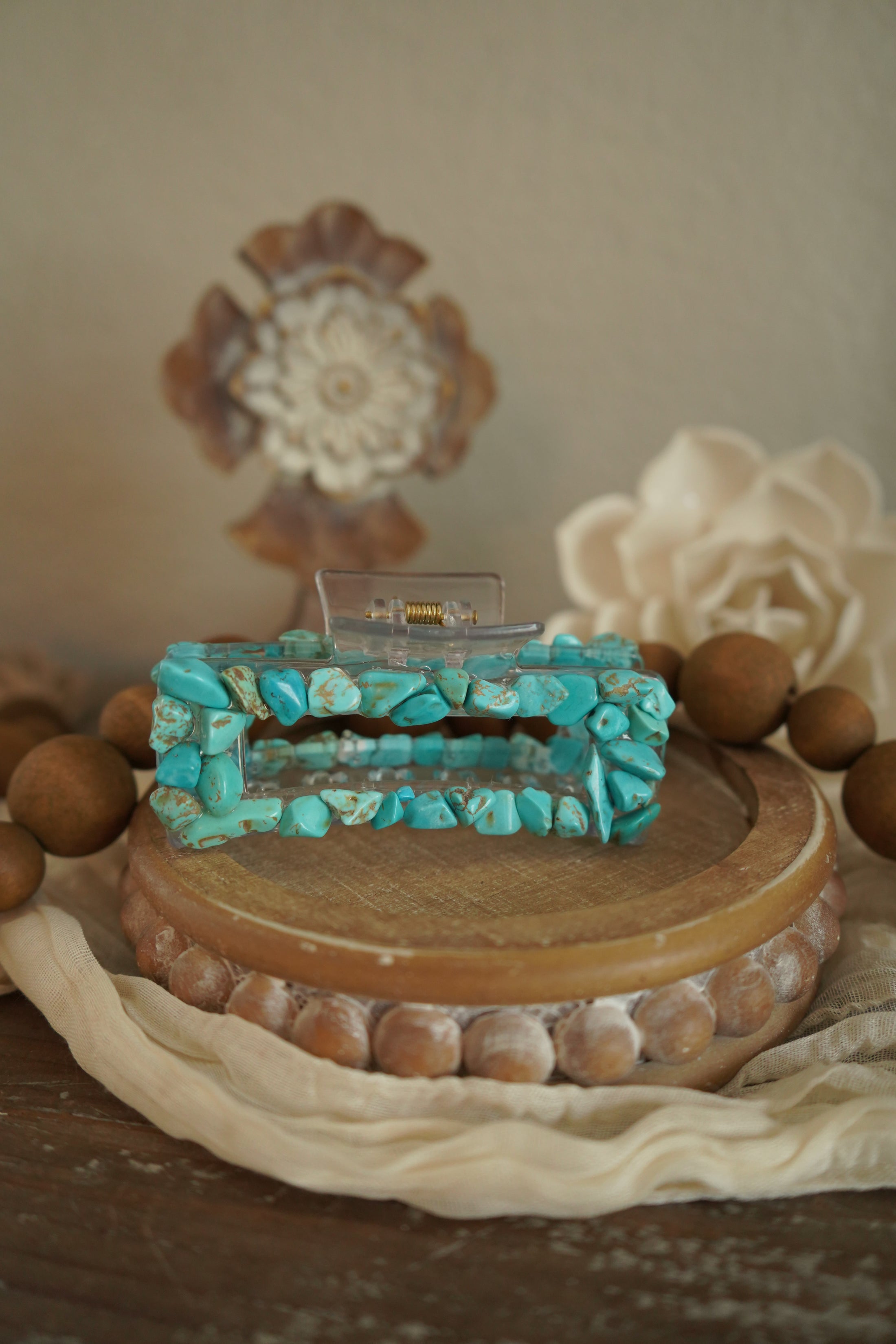Halo Darlin' Turquoise Claw Clip