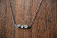 Load image into Gallery viewer, SCRIPTUR356 Custom Verse Sterling Silver Bar Necklace
