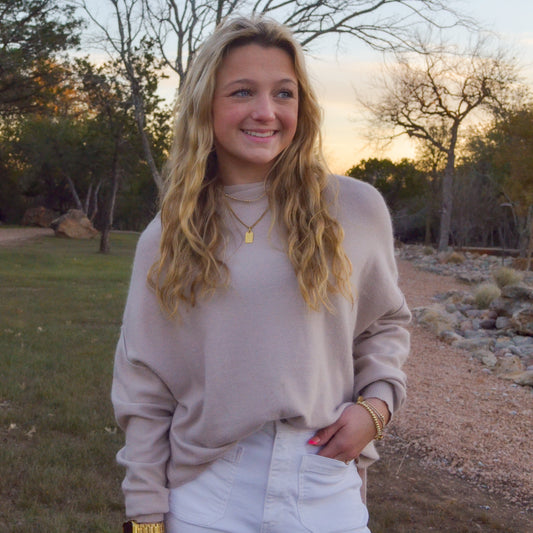 Oatmeal Knit Sweater